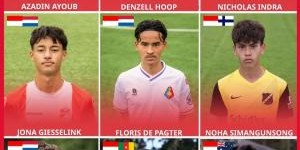 备战U17世界杯！印尼U17召入多达9名双国籍球员，全部效力海外